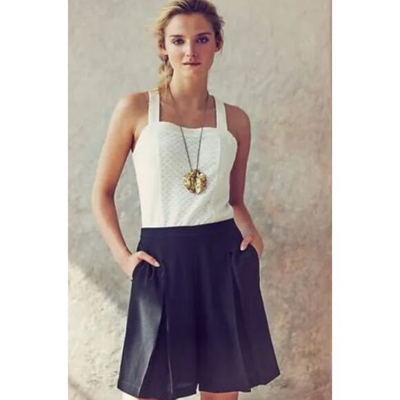 Deletta Anthropologie Ivory Textured Gavi Tank Top - Picture 8 of 8